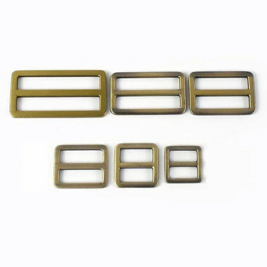 Slider - 51 mm (50 mm) 2pk ANTIQUE BRASS - Everything Fabric