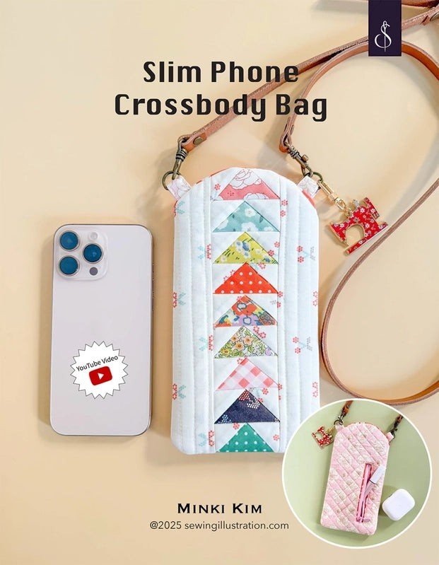 Slim Phone Crossbody Bag Pattern - Everything Fabric
