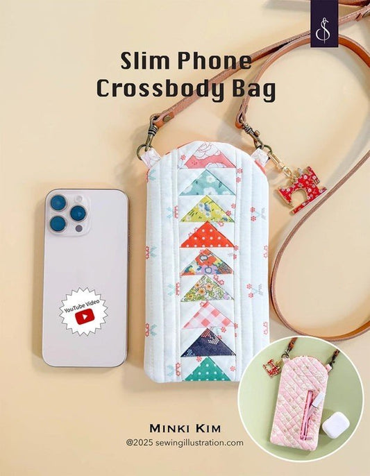 Slim Phone Crossbody Bag Pattern - Everything Fabric