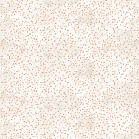 Soft Spoken - Pumpkin Tiny Petals - Everything Fabric