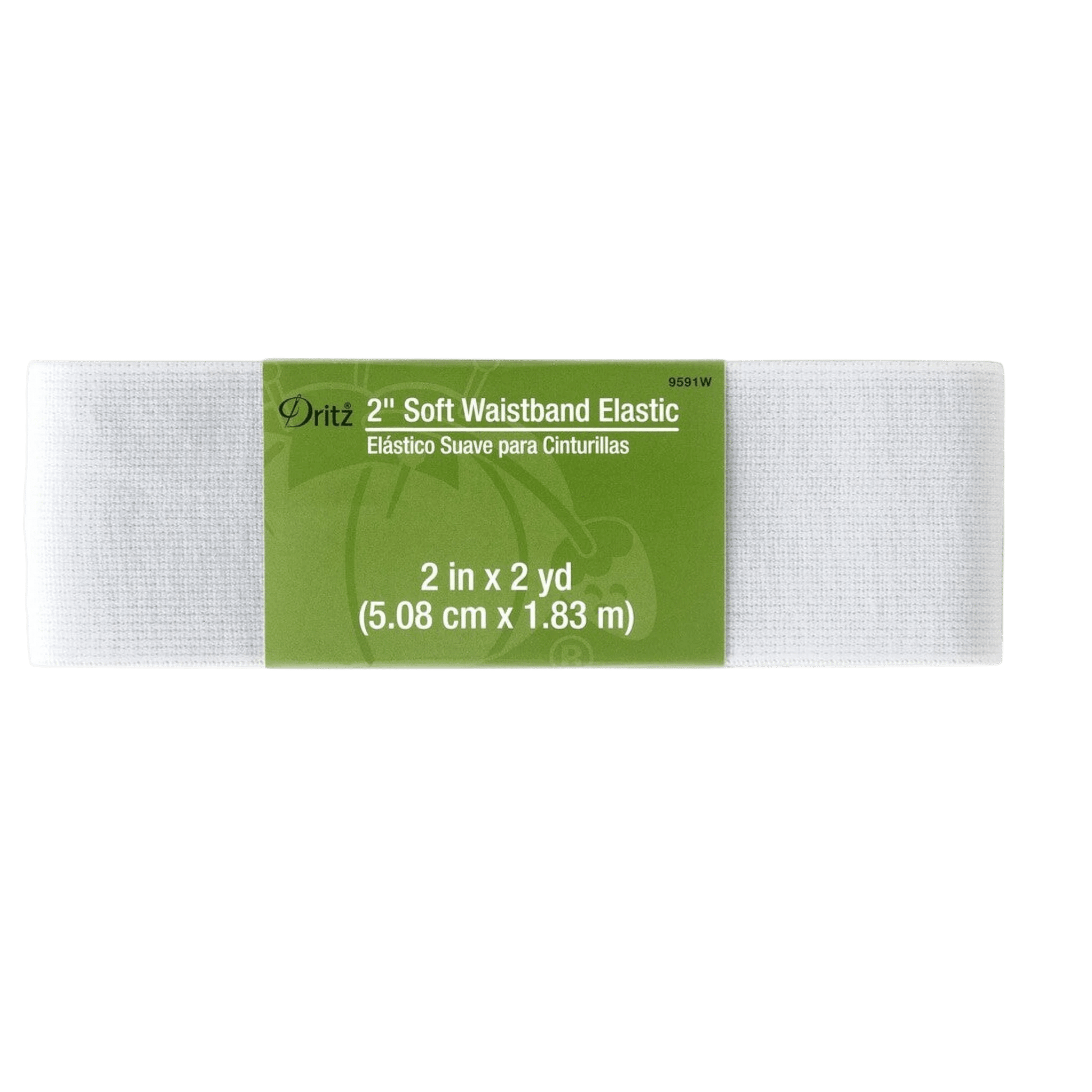 Soft Waistband Elastic White - 51 mm x 2yds - Everything Fabric