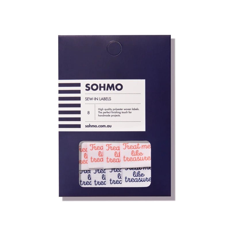 SOHMO Sew-in Labels - Handmade Scallop - Everything Fabric