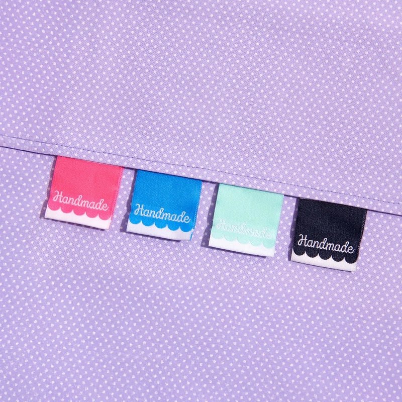SOHMO Sew-in Labels - Handmade Script Scallop - Everything Fabric