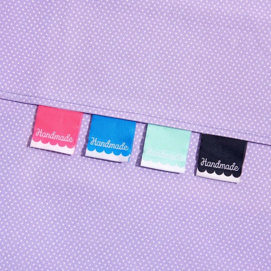SOHMO Sew-in Labels - Handmade Script Scallop - Everything Fabric
