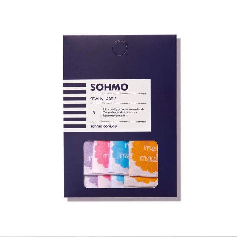 SOHMO - Sew-in Labels - Me Made Scallop Round - Everything Fabric