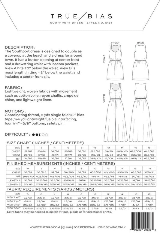 Southport Pattern - Sizes 0-18 - Everything Fabric