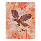 Spirit of the Bush III Eagle Karrkanyi 36 x 44 Inch Panel - Everything Fabric