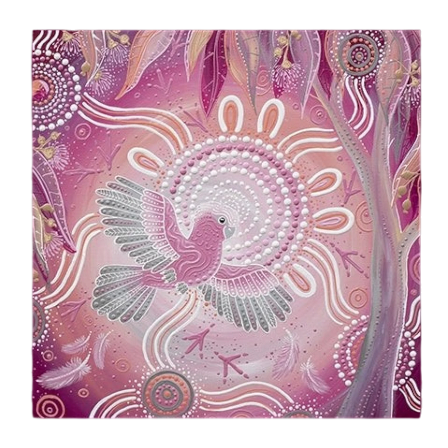 Spirit of the Bush III Pink Galah 44 Inch Panel - Everything Fabric