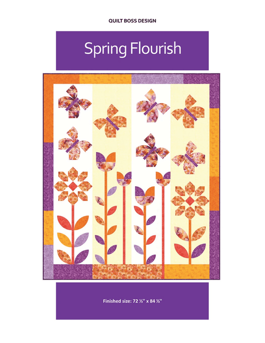 Spring Flourish Quilt Pattern - Everything Fabric