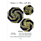 Sprirals Table Mat Pattern - Everything Fabric