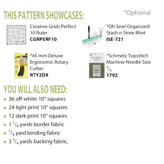Square One Quilt Pattern - Everything Fabric