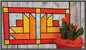 Stained Glass Tulips Runner Pattern - Everything Fabric
