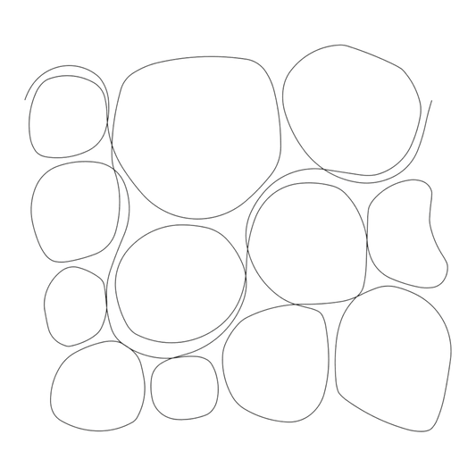 Stencil - Rolling Stone Overall - 8 in - Everything Fabric