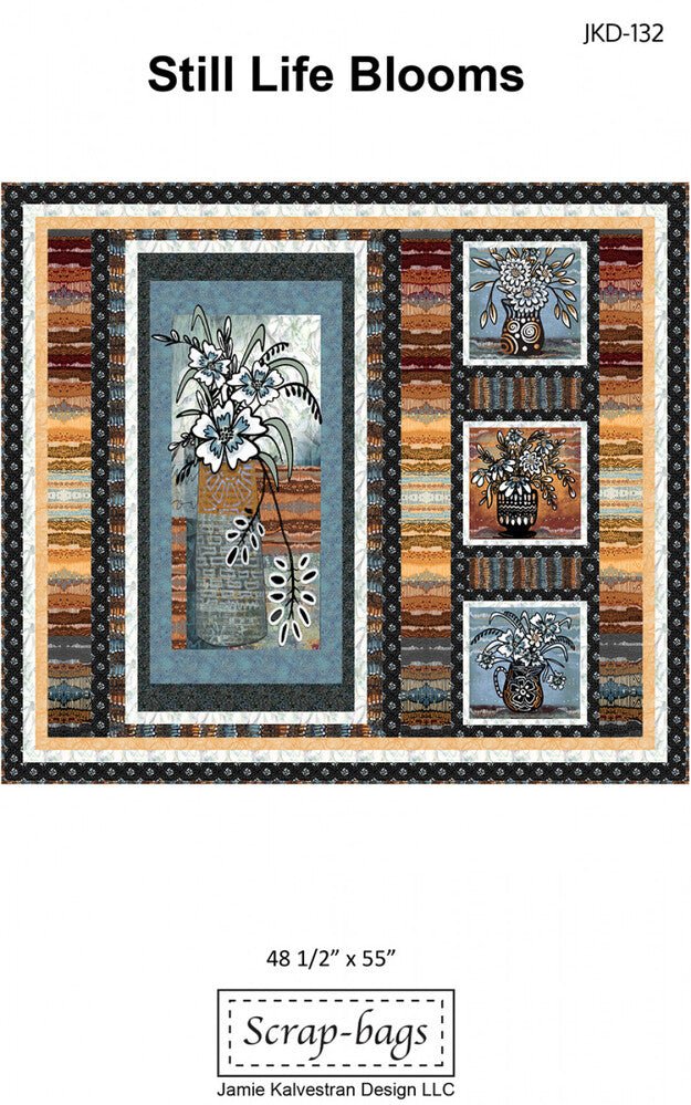 Still Life Blooms Quilt Pattern - Everything Fabric