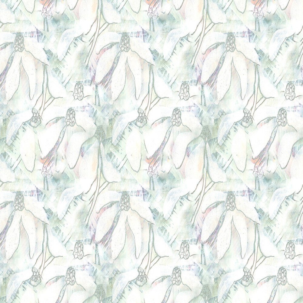 Still Life - Marbled Floral - Everything Fabric