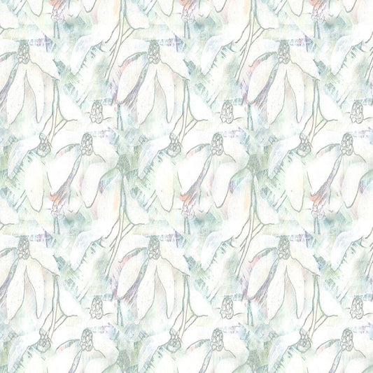Still Life - Marbled Floral - Everything Fabric
