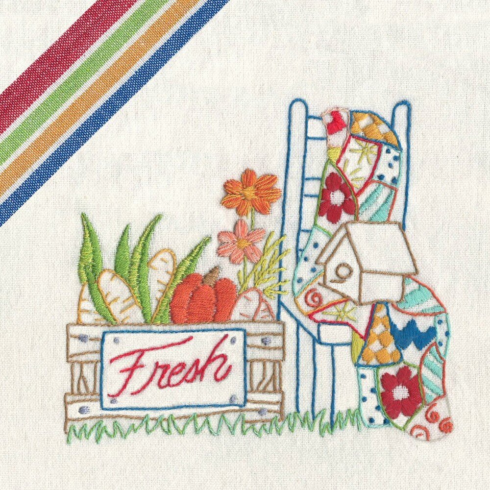 Stitcher's Revolution Transfer Pattern - FARMERS MARKET - Everything Fabric