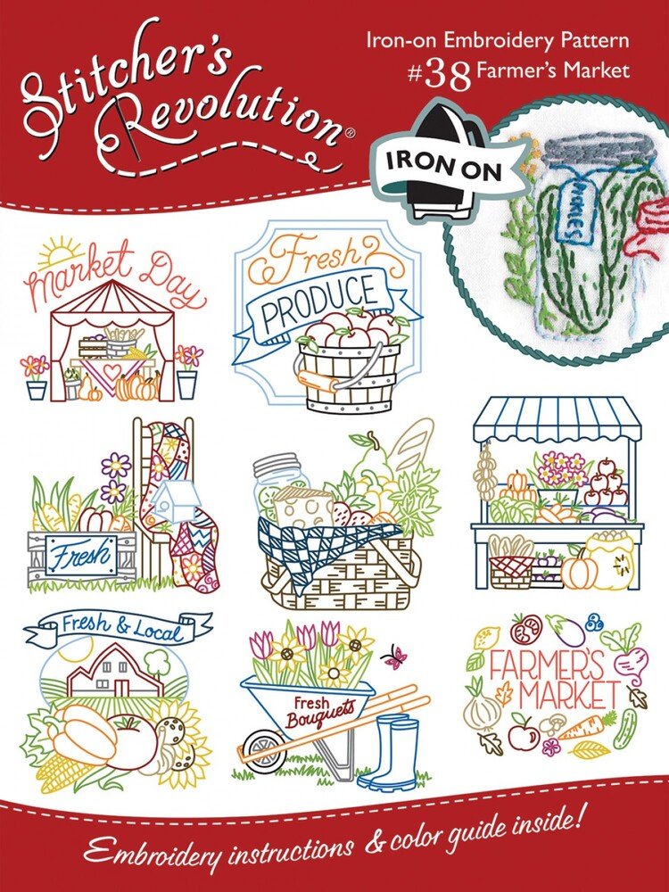 Stitcher's Revolution Transfer Pattern - FARMERS MARKET - Everything Fabric