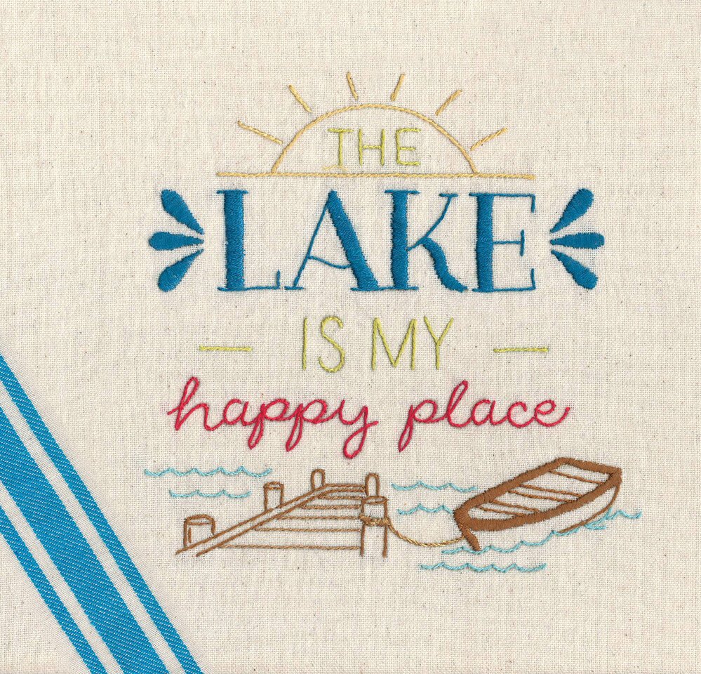 Stitcher's Revolution Transfer Pattern Lake Life - Everything Fabric