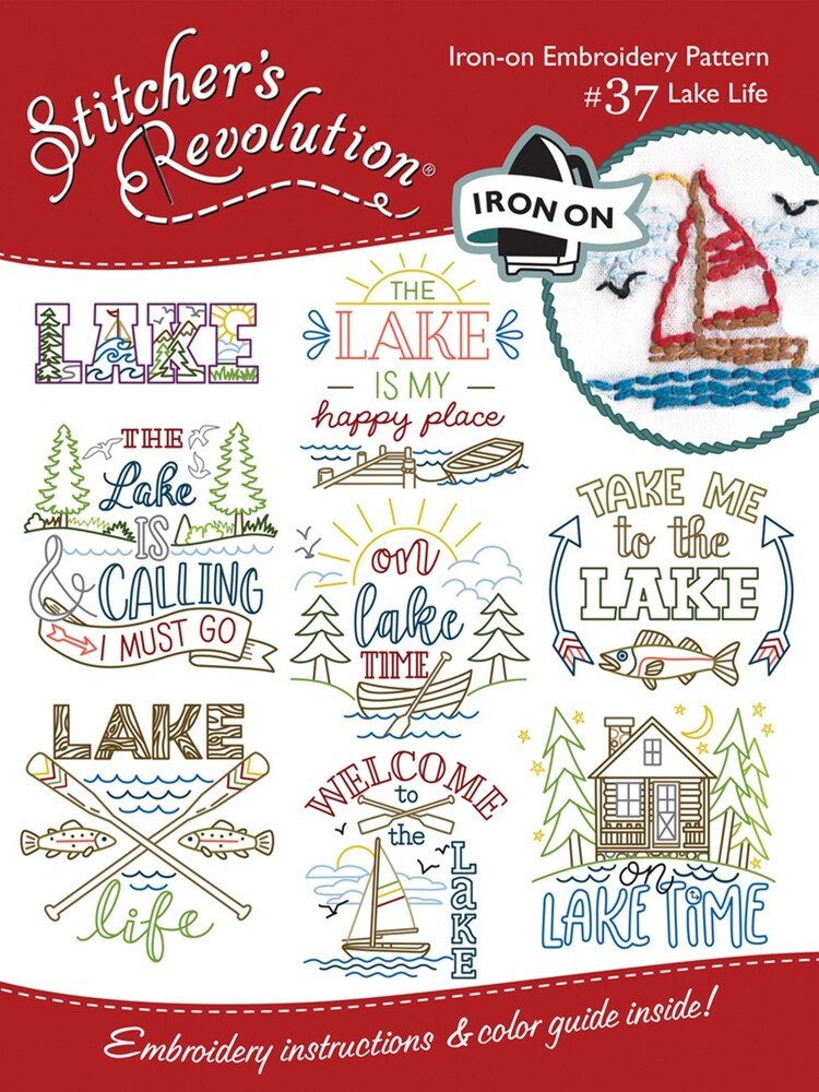 Stitcher's Revolution Transfer Pattern Lake Life - Everything Fabric