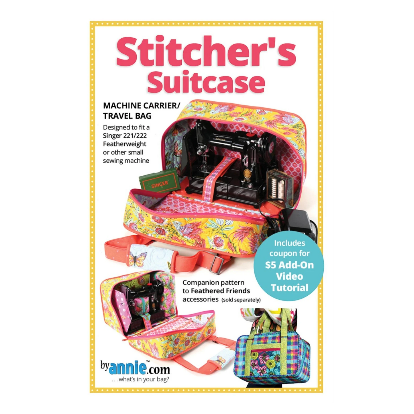 Stitcher's Suitcase Pattern - Everything Fabric