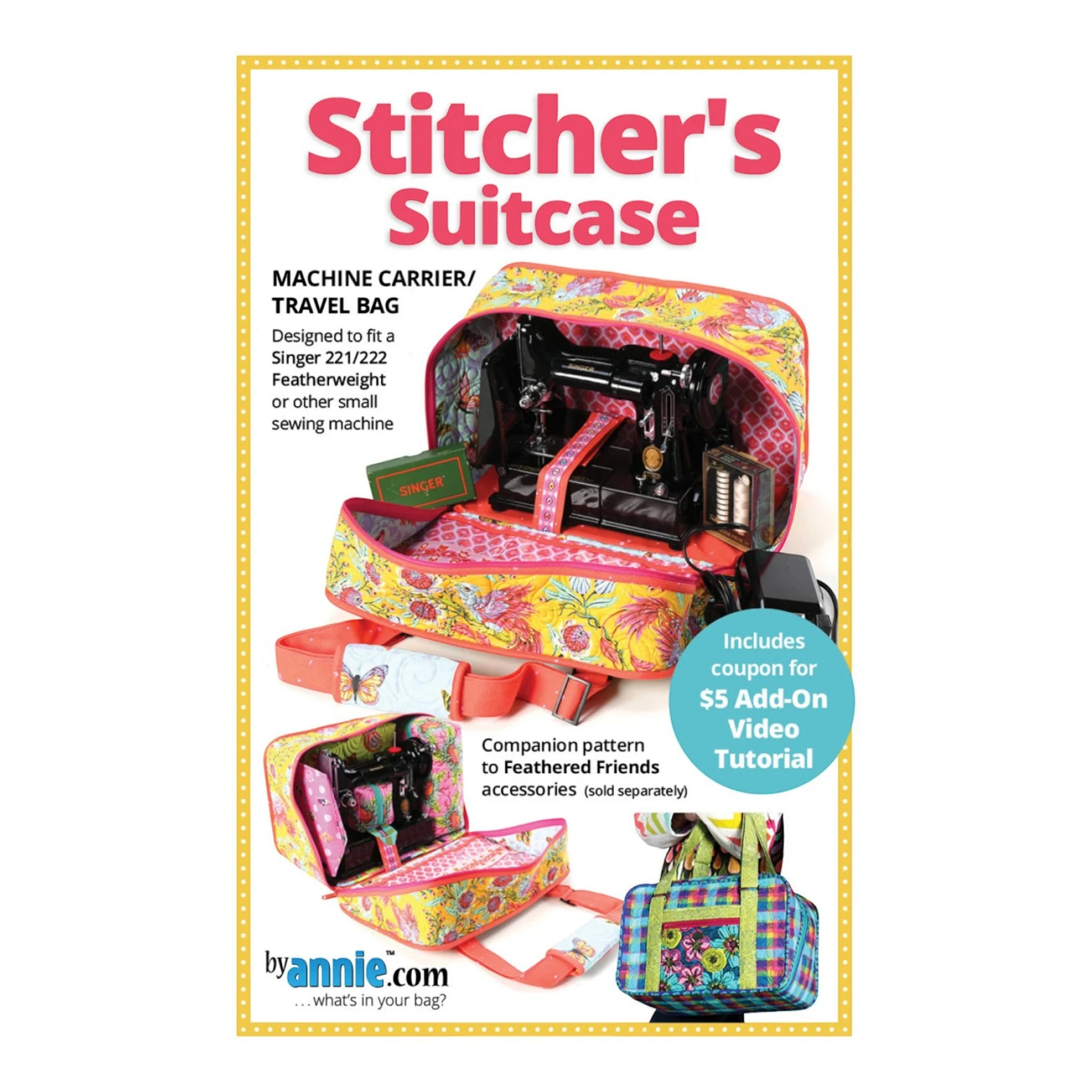 Stitcher's Suitcase Pattern - Everything Fabric