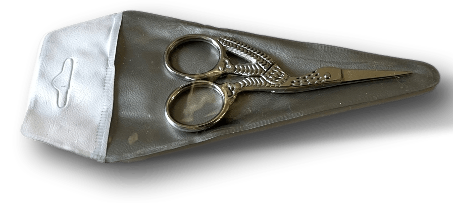 Stork Embroidery Scissor - 3.5in - Everything Fabric
