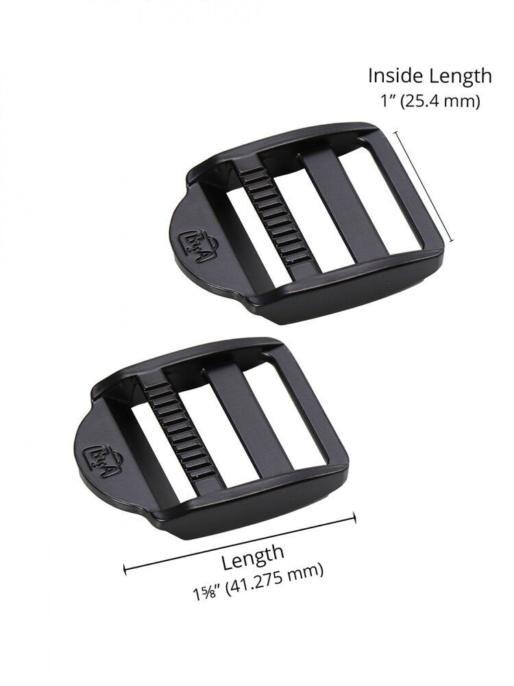 Strap Adjuster - Metal - 25 mm Set of Two - Everything Fabric