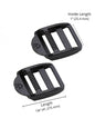 Strap Adjuster - Metal - 25 mm Set of Two - Everything Fabric