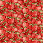 Strawberry Garden - Red Packed Strawberries - Everything Fabric