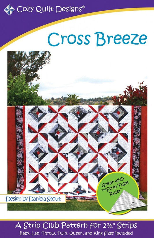 Strip Club - Cross Breeze Quilt Pattern - Everything Fabric
