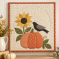 Lori Holt Bountiful Blessings Sew Simple Shapes — digitally created appliqué project idea; templates only, finished project not included