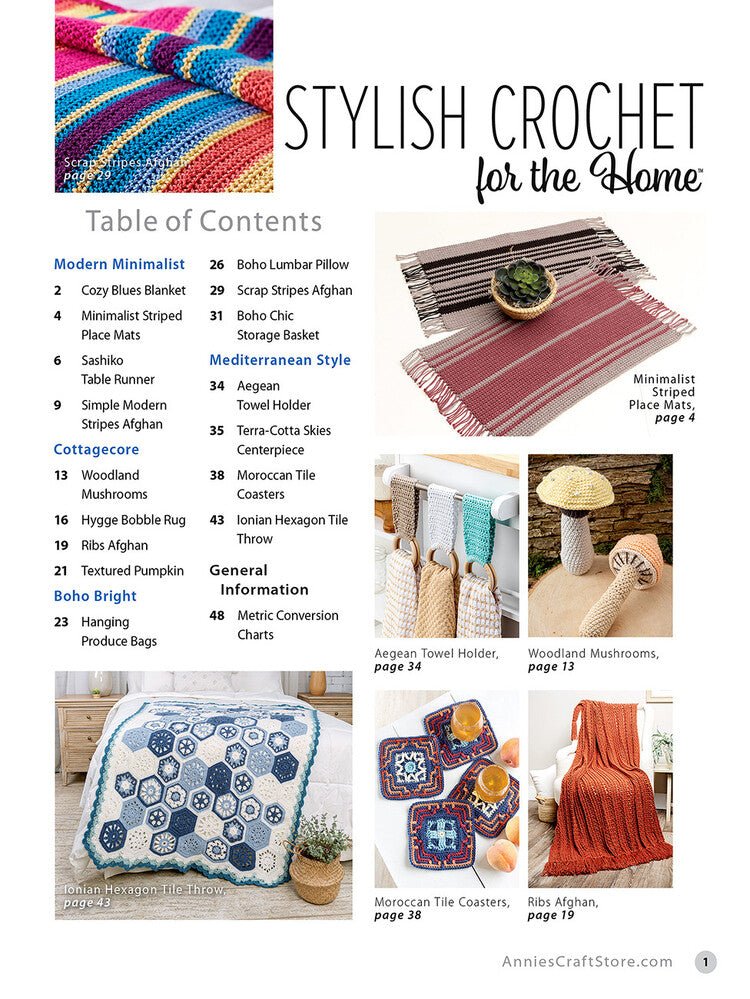 Stylish Crochet for the Home Book - Everything Fabric