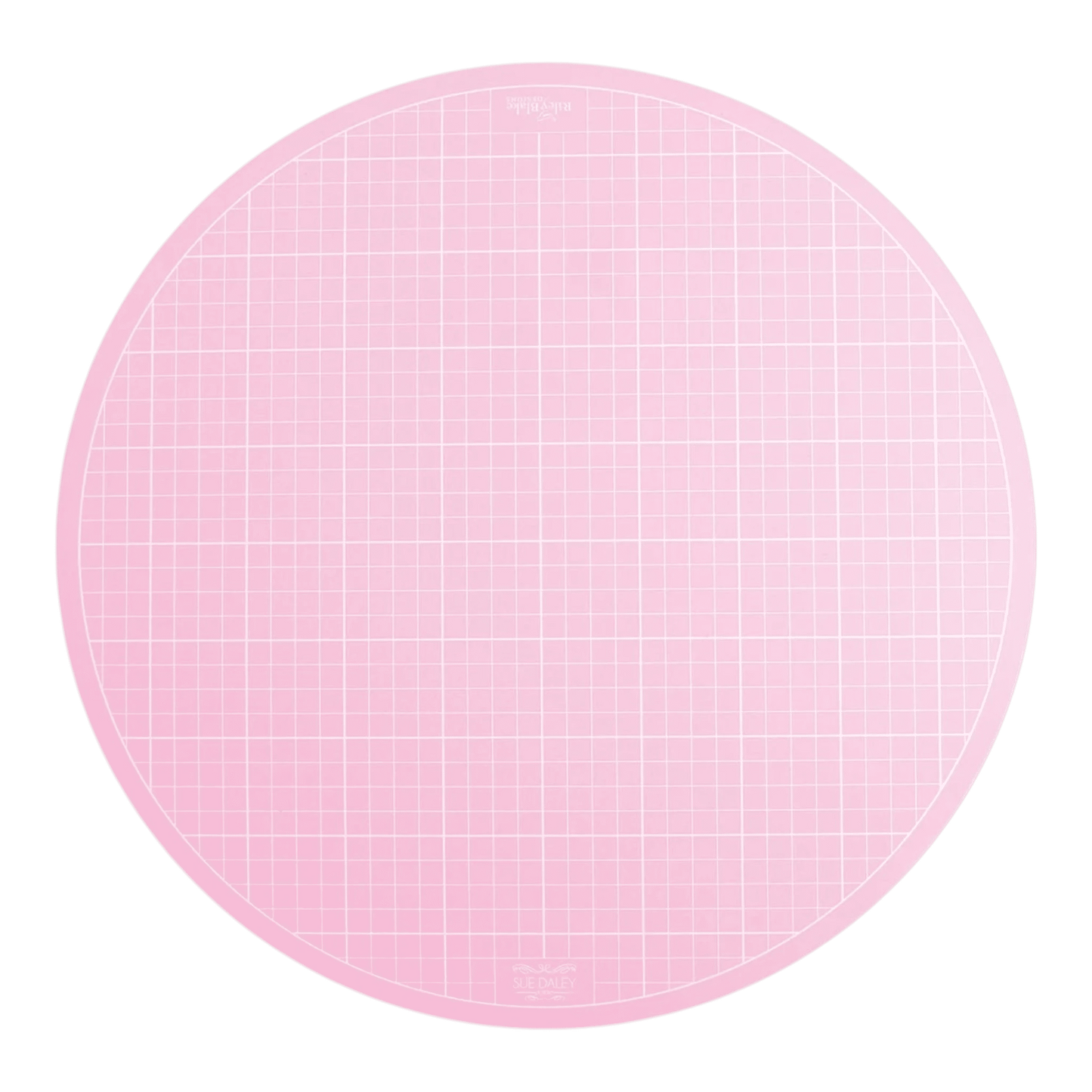 Sue Daley Round Rotating Cutting Mat 10in Pink - Everything Fabric