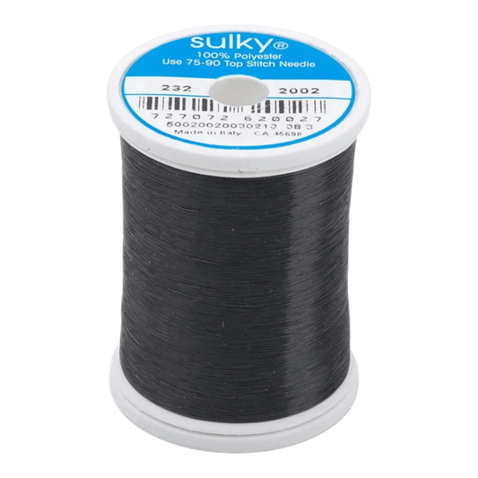Sulky Invisible Polyester Thread .004 mm 2200yds SMOKE - Everything Fabric