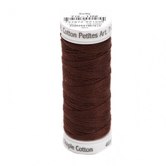 Sulky Thread Cotton Petites - 12wt - SABLE BROWN - Everything Fabric