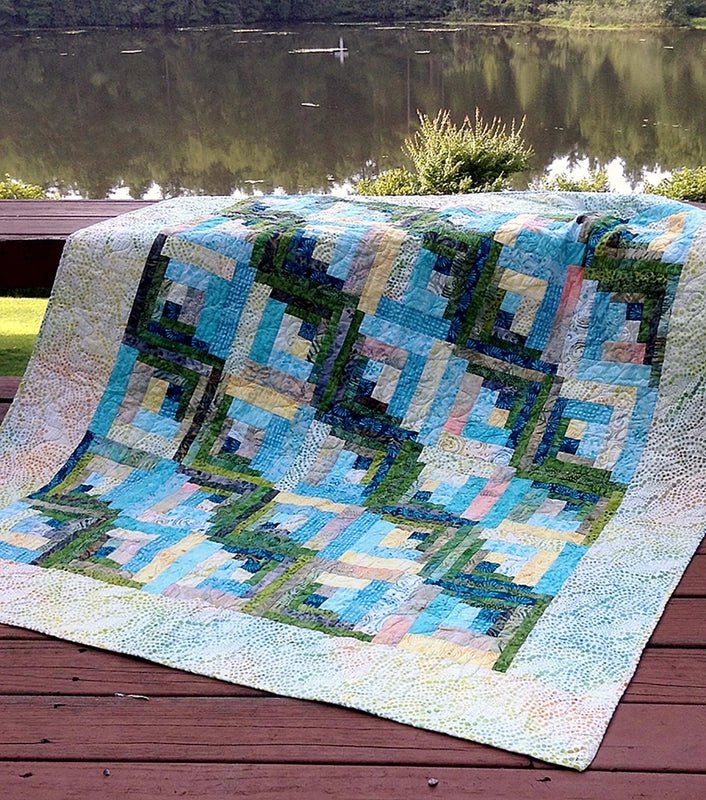 Sun Surf and Seaweed Quilt Pattern - Everything Fabric