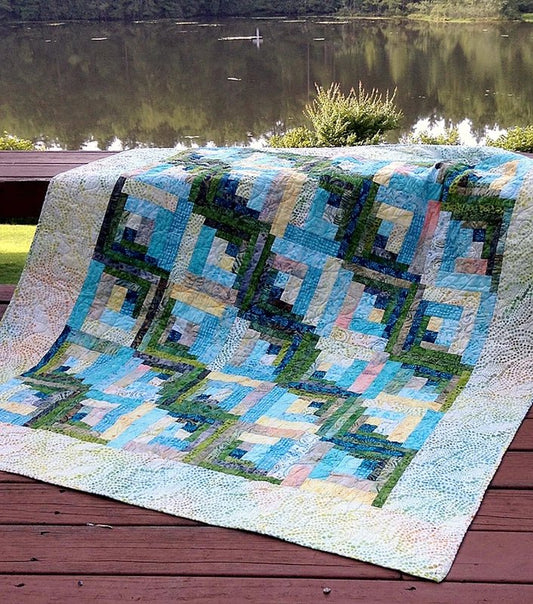 Sun Surf and Seaweed Quilt Pattern - Everything Fabric