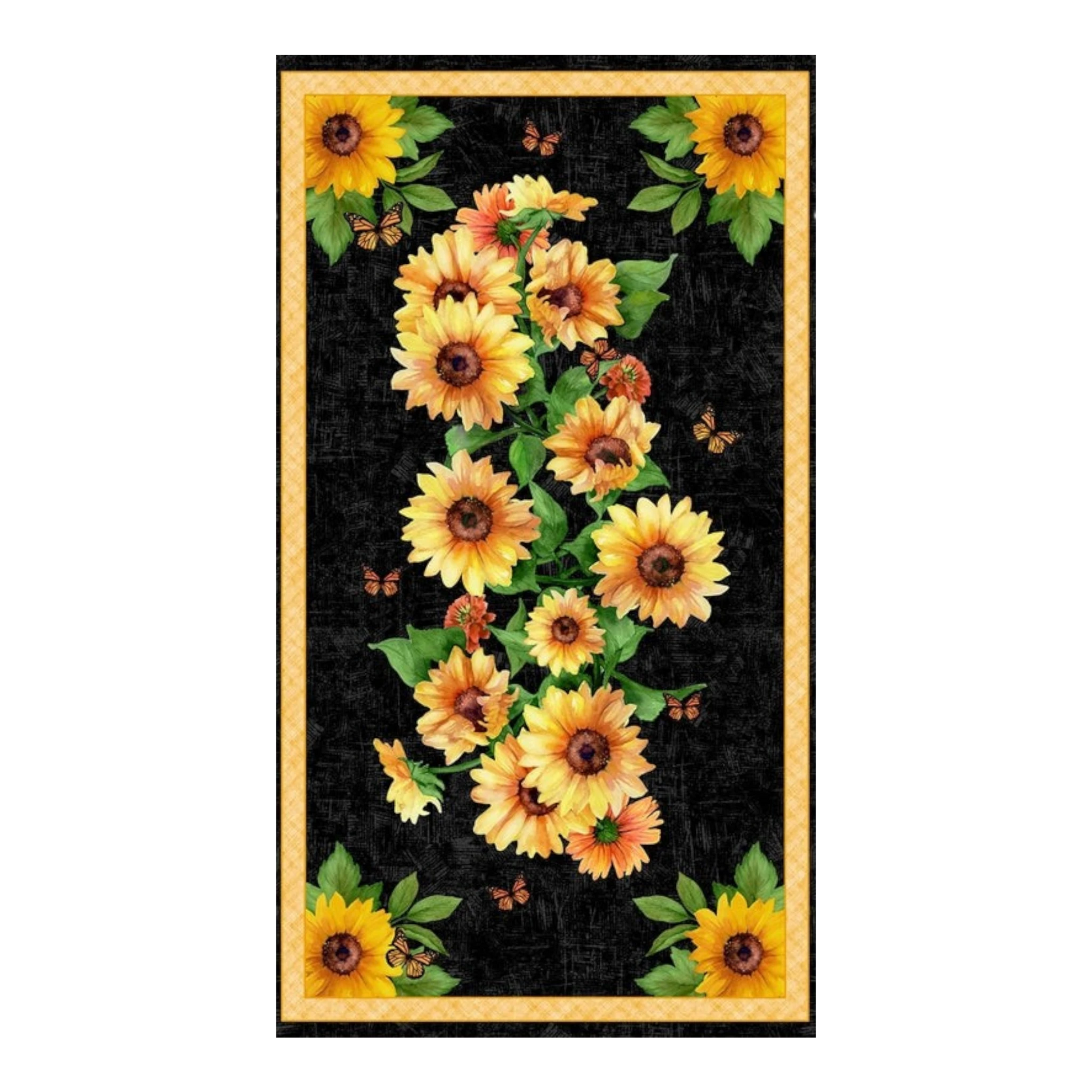 Sunshine Whispers - Multi Large Panel for patchwork, quilting and sewing