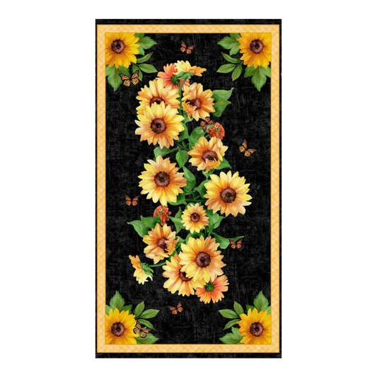 Sunshine Whispers - Multi Large Panel for patchwork, quilting and sewing