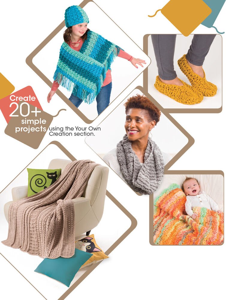 Super Simple Crochet Stitch Pats Book - Everything Fabric