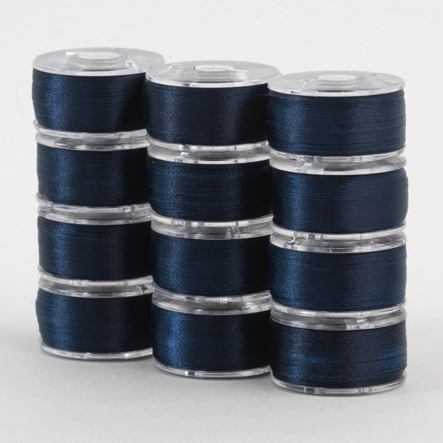SuperBobs Polyester Bobbin 12pk Class 15 Dark Blue - Everything Fabric
