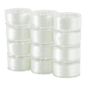 SuperBobs Polyester Bobbin 12pk Class 15 Natural White - Everything Fabric
