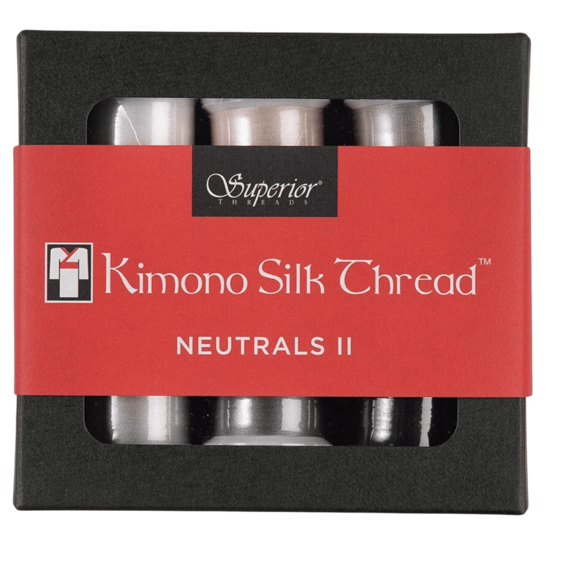 Superior Kimono Silk Thread Set Neutral 2 Collection 6 Spools - Everything Fabric