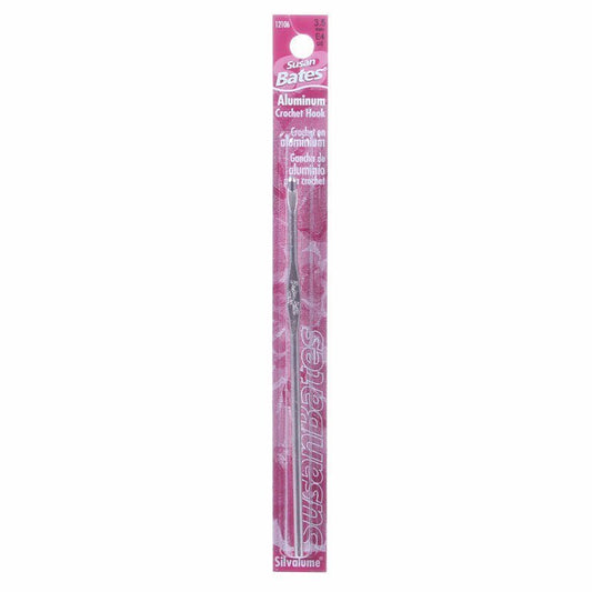 Susan Bates Silvalume Crochet Hook 3.5 mm (E4)