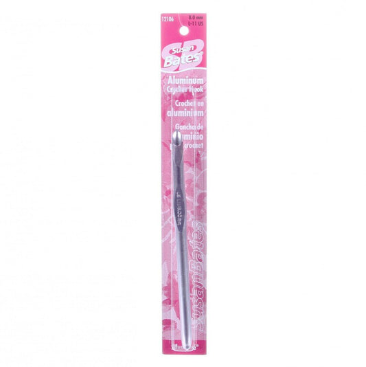 Susan Bates - Crochet Hook Size L11 (8 mm)Silvalume - Everything Fabric