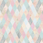 Sweet Child of Mine - Champagne Harlequin 190 mm repeat - Everything Fabric
