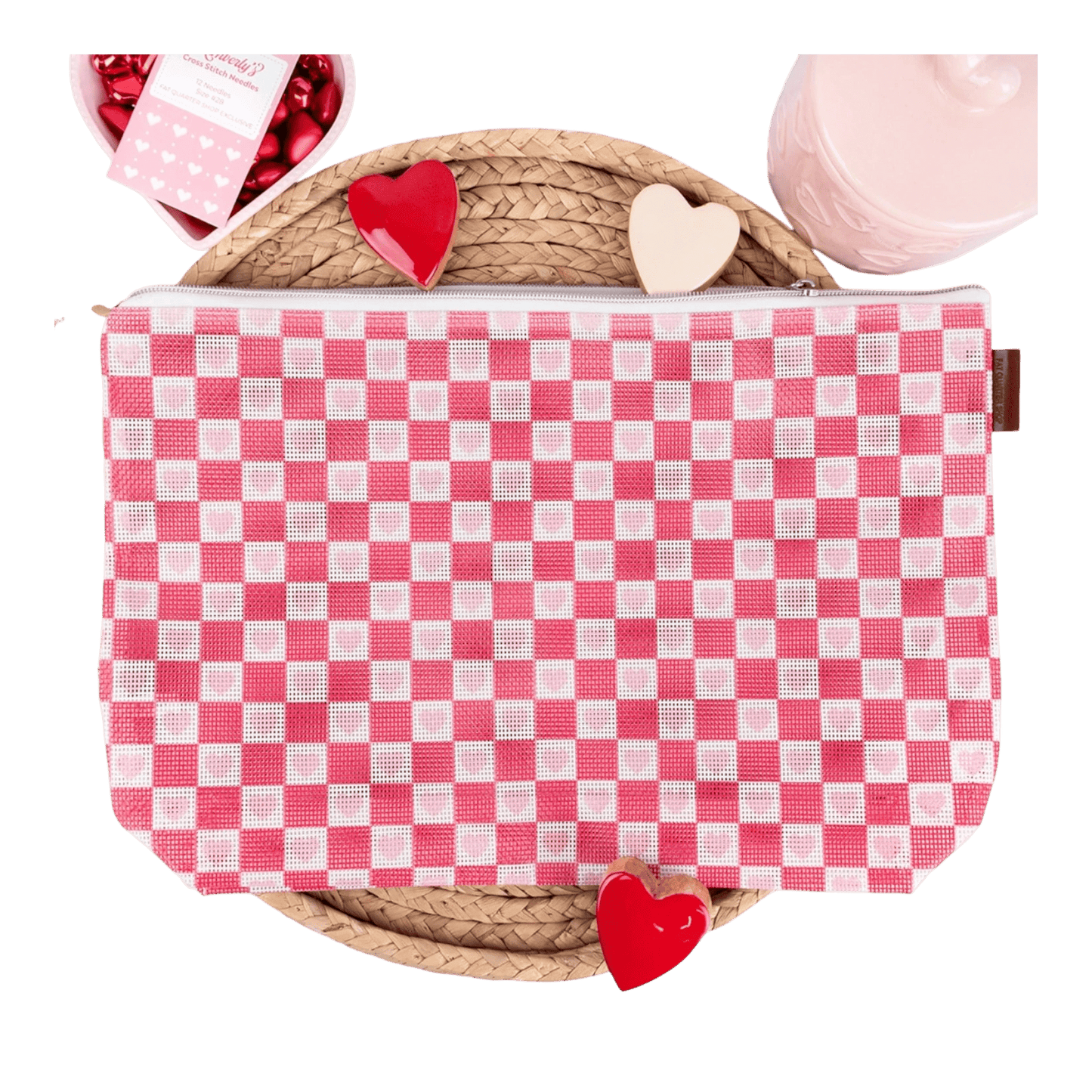 Sweethearts Holiday Project Bag - Everything Fabric
