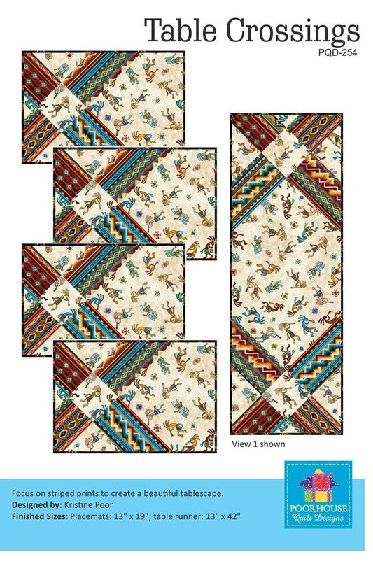 Table Crossings Placemat & Runner Pattern - Everything Fabric