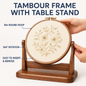 Tambour Frame 10in Round with Table Stand